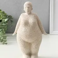 Сувенир полистоун "Милая пышечка" белый песок 9х15,5х25,5 см Сувенир полистоун "Милая пышечка" белый песок 9х15,5х25,5 см