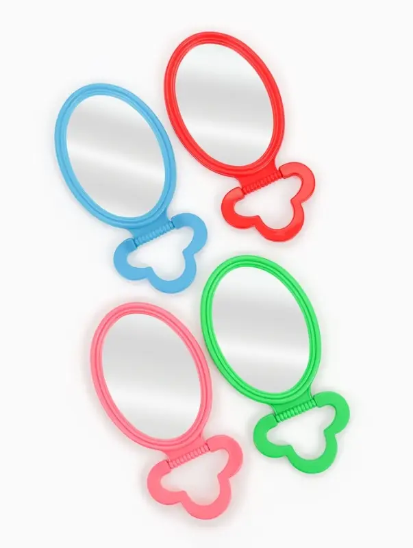 Зеркало настольное, овальное, настенное, 10.8&times;21.8 см, (8.5&times;12.5 см), МИКС