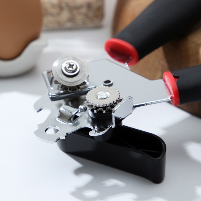 Нож консервный Доляна Digmа, 21 см, нержавеющая сталь, цвет чёрный, красный Нож консервный Доляна Digmа, 21 см, нержавеющая сталь, цвет чёрный, красный