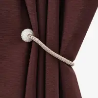 Подхват для штор &laquo;Шарики из бисера&raquo;, d=3&times;40 см, белый, бежевый