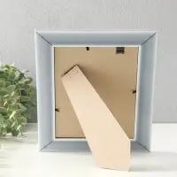 Фоторамка для фото 15х21 см "Luxe Elegance" пластик, серо-голубой, (пластик экран)