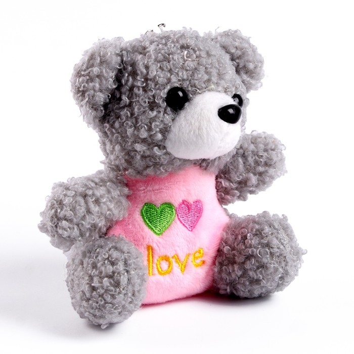 Мягкая игрушка-брелок «Мишка» цвета МИКС Мягкая игрушка-брелок «Мишка» цвета МИКС