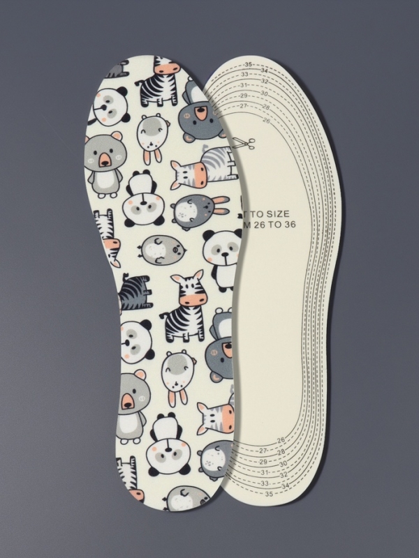 Стельки (полиэстер, латекс) универс 26-36 р-р 23,5см (пара) Динозавры пак ОТ