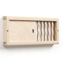 Вентиляционная решетка "Пламя" с задвижкой, 28х12 см