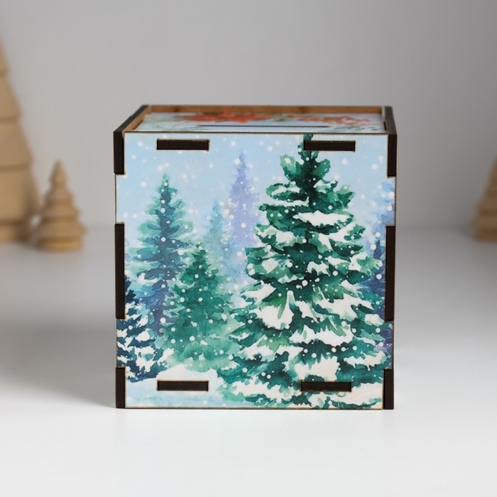 Копилка куб  Копилка куб "Сказочного благополучия" 10х10х10 см