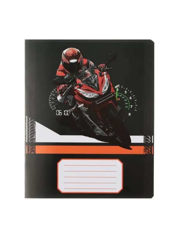 Комплект тетрадей из 10 штук, 18 листов в клетку Calligrata "Racing", обложка мелованная бумага, ВД-лак, блок офсет, 5 видов по 2 штуки