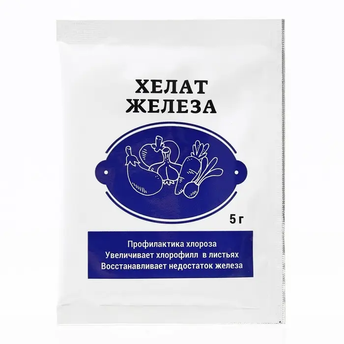 Хелат железа Зеленое сечение, 5 г Хелат железа Зеленое сечение, 5 г