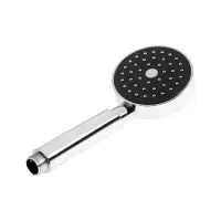 Лейка для душа ZEIN Z0114, пластик, цилиндрической формы, 1 режим, хром