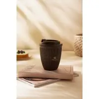 Стакан для кофе SL Home, 250 мл, 9.5&times;12.5 см, с крышкой, коричневый
