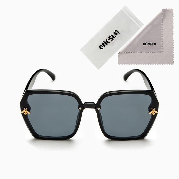 Очки солнцезащитные Очки солнцезащитные "OneSun", uv 400, дужка 13.5 см, ширина 14 см, линза 5.1 х 6.4 см
