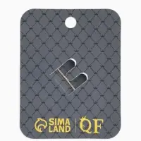 Брошь "Флаг России", триколор в золоте