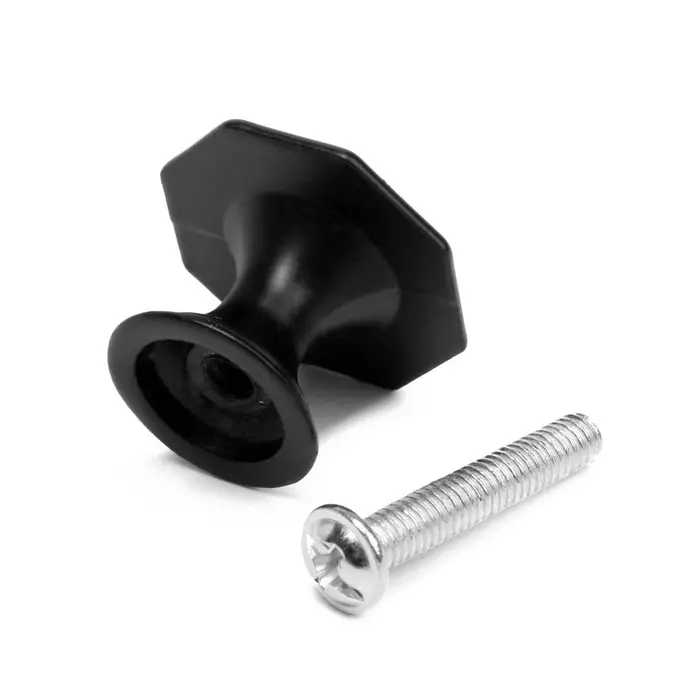 Ручка-кнопка ТУНДРА LIGHT РК034BL, цвет черный Ручка-кнопка ТУНДРА LIGHT РК034BL, цвет черный