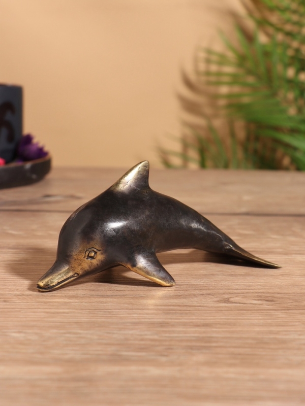 Сувенир бронза "Дельфин" 13х5х6 см