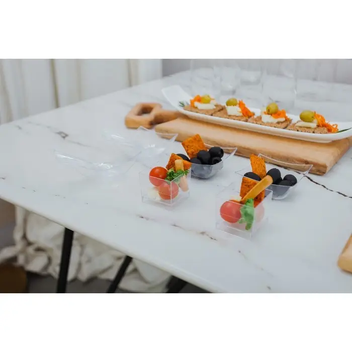 Форма одноразовая для фуршета &laquo;Куб&raquo;, 60 мл, пластик, прозрачная