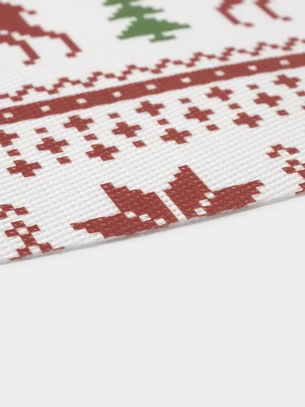 Салфетки сервировочные на стол Доляна &laquo;Новый Год&raquo;, 4 шт., 45&times;30 см, белые