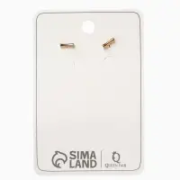 Серьги пластик &laquo;Ягодка&raquo;, черешня, красные в золоте