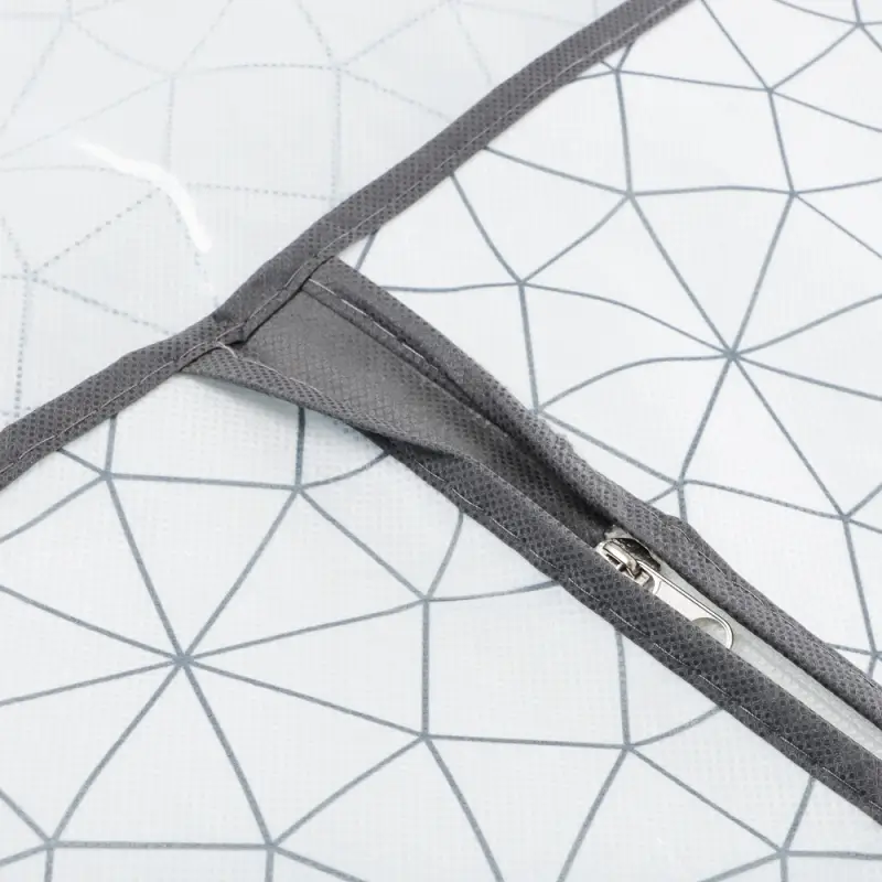 VETTA Чехол для одежды, с прозрачным окном, 60х130см, Валери, молния, полипропилен