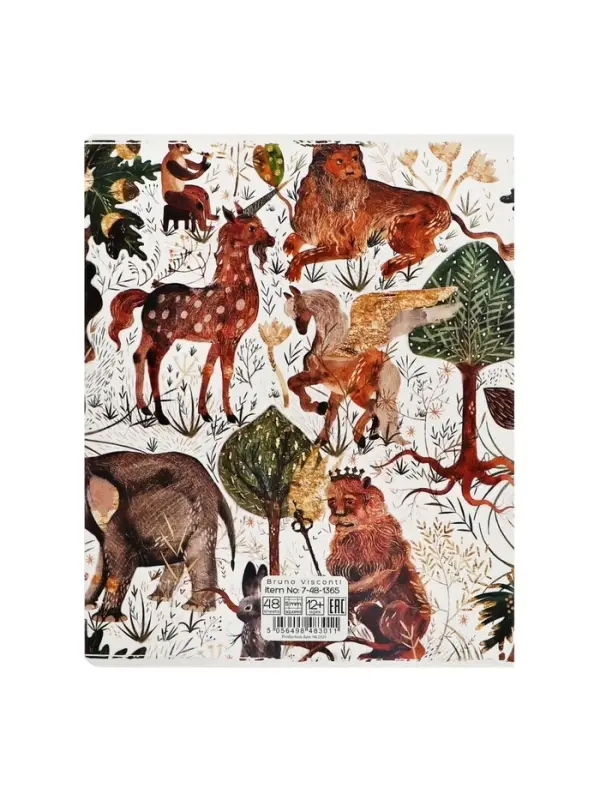 Тетрадь 48л кл FAUNA, МИКС