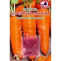 Семена Морковь &laquo;Корейская закуска&raquo;, гелевое драже 250 шт., &laquo;Уральский дачник&raquo;