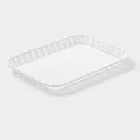 Поднос прямоугольный Доляна &laquo;Плетение&raquo;, 20.5&times;15&times;2 см, белый