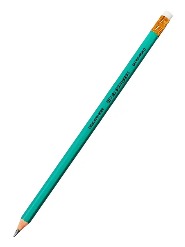 Набор карандашей чернографитных 12 штук, Calligrata Classic, с ластиком, заточенные, пластик, трехгранные, зеленые Набор карандашей чернографитных 12 штук, Calligrata Classic, с ластиком, заточенные, пластик, трехгранные, зеленые