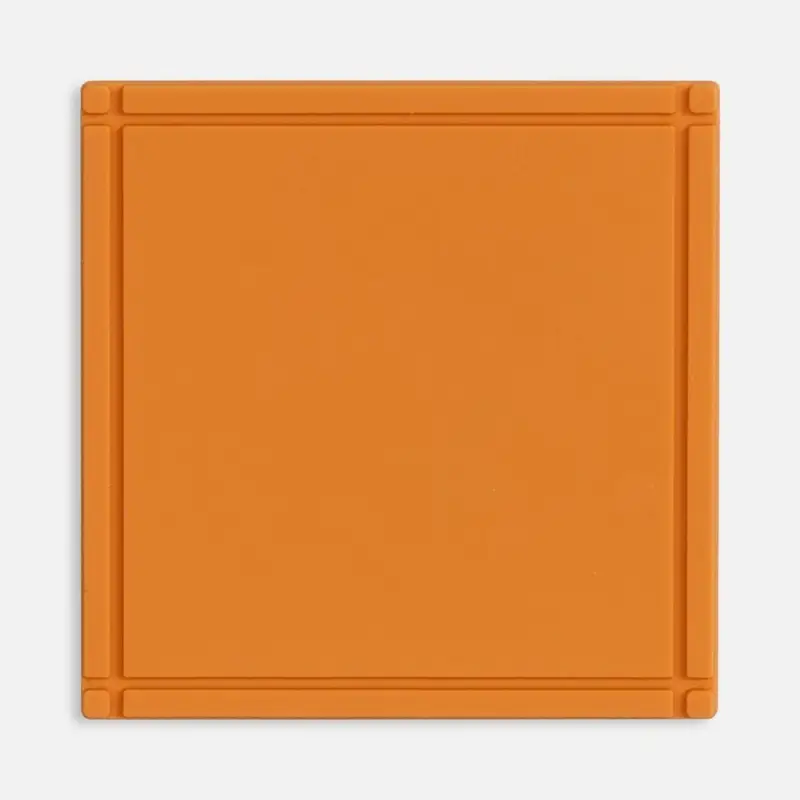 Лейбл из ПВХ Dzeta, L, оранжевый