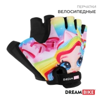 Перчатки велосипедные Dream Bike, детские, р. M