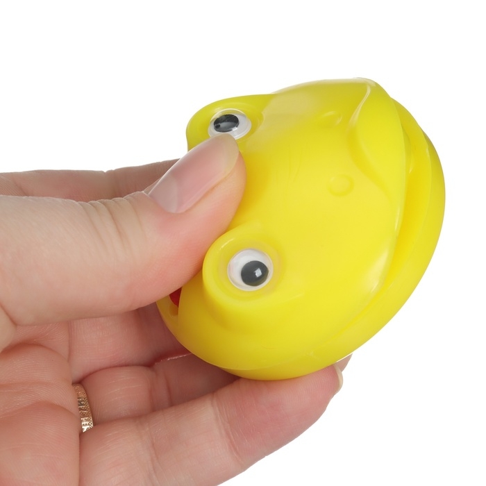 Набор погремушек «Лягушата: кастаньеты + перкуссионный маракас, 3 шт., цвет желтый, Крошка Я