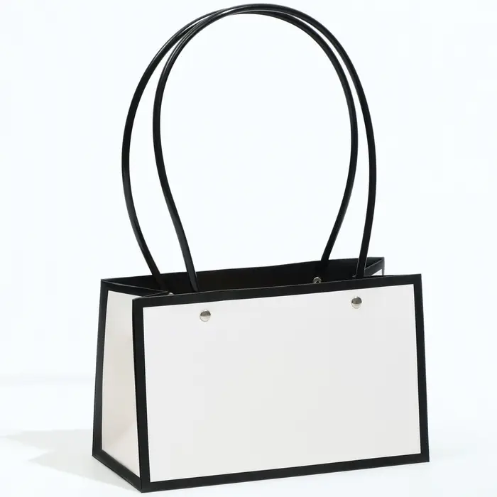 Сумка для цветов Белая влагостойкая, 22&times;10.5&times;13.5 см