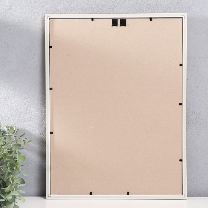 Фоторамка пластик Фоторамка пластик "Гамма" 30х40 см, матовое золото