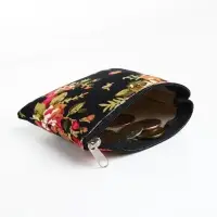 Кошелёк-монетница на молнии 11&times;1&times;8 см, с цветочным принтом, МИКС
