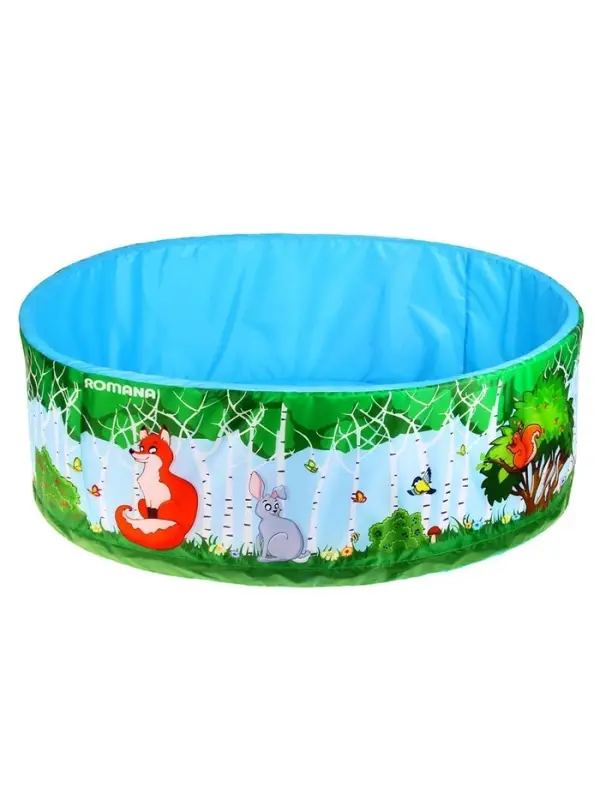 Сухой бассейн &laquo;Зверята&raquo;, без шариков