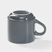 Набор посуды Magistro Night, фарфор, 16 предметов: тарелка d=25.5 см, d=19 см, миска 850 мл, d=15 см, кружка 320 мл, серый