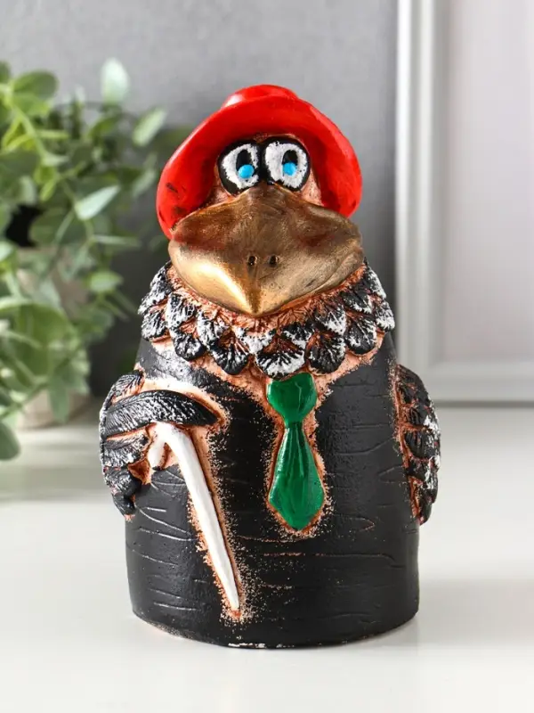 Копилка "Ворон" 18х12х13 см,