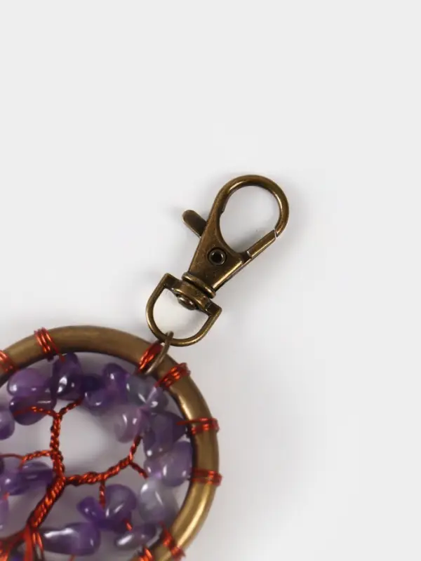 Брелок ловец снов Брелок ловец снов "Великое древо" 19 см, цв. фиолетовый