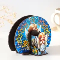 Набор пасхальный салфетница+подставка под зубочистки №1,  10х12,8х5 см; / 3,7х3,7х6,5 см