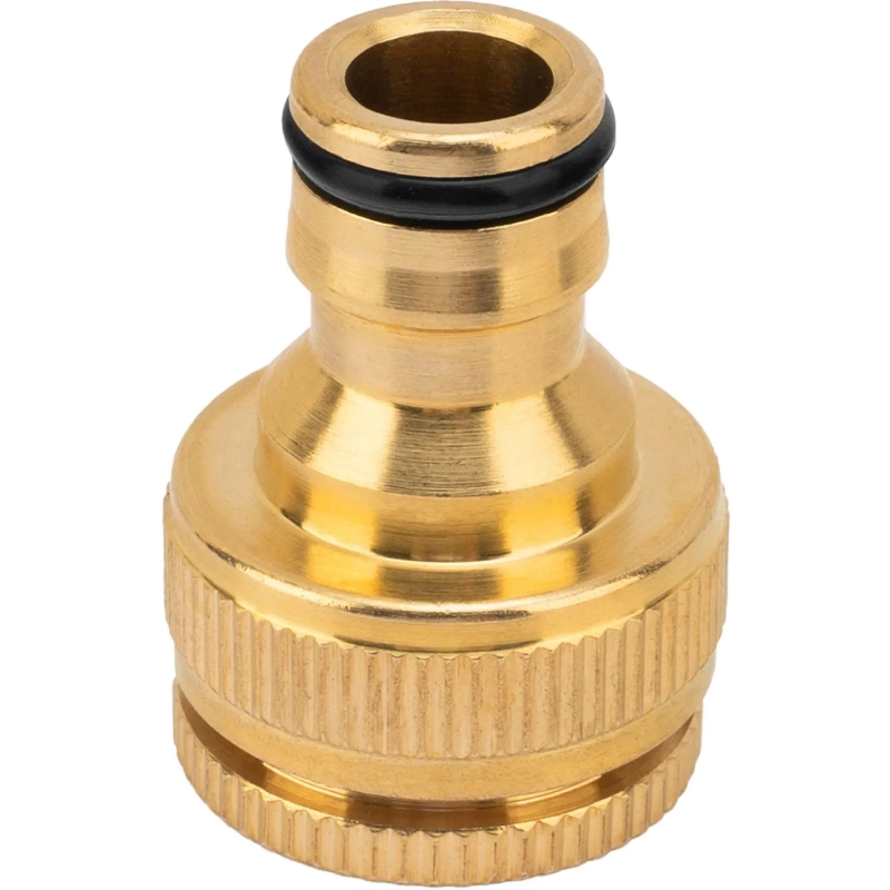 Адаптер для шланга латунный, 1/2-3/4 внутренняя резьба Palisad 65820