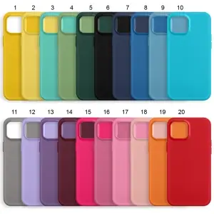 Чехол для iPhone 14 Silicone WS (без лого, в прозрачном пакете)