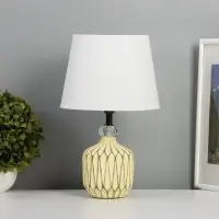 Лампа настольная RISALUX &laquo;Стремление&raquo;, Е14, 40 Вт, жёлтая, 20&times;20&times;33 см