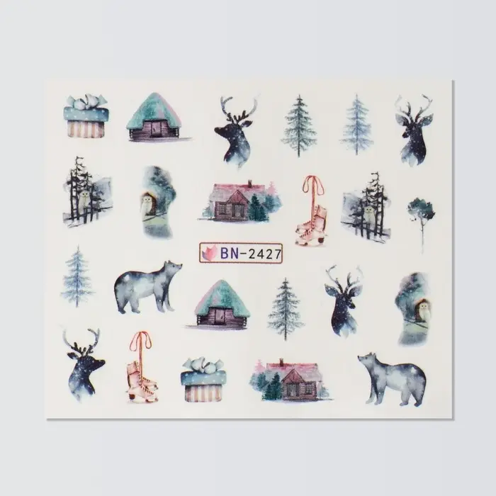 Слайдеры для ногтей «Holiday», разноцветные Слайдеры для ногтей «Holiday», разноцветные