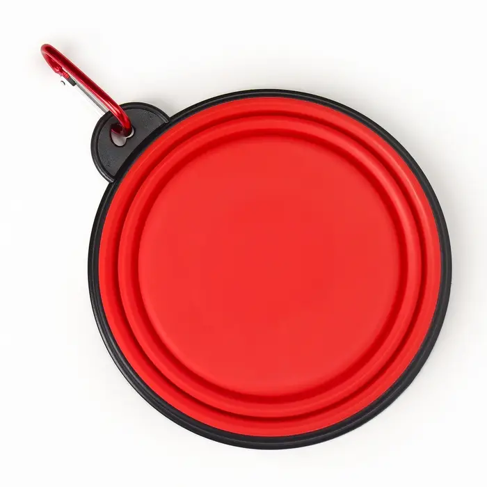 Миска силиконовая, складная, 350 мл, 13 см, красная Миска силиконовая, складная, 350 мл, 13 см, красная