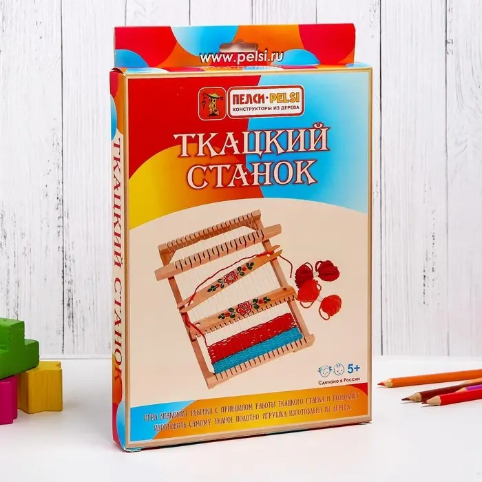 Ткацкий станок, 6 цветов ниток