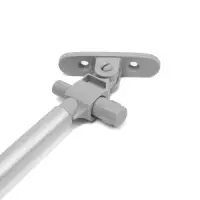 Газовый лифт ТУНДРА GG100GR, 100N, с доводчиком, серый, 2 шт. TMP