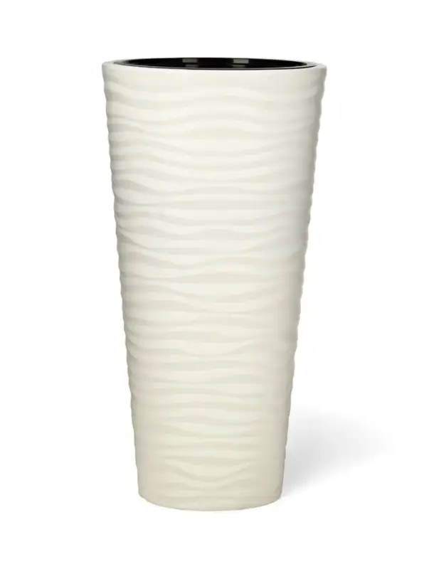 Кашпо для цветов со вставкой &laquo;Оазис&raquo;, 63 л (13 л), пластик, белое
