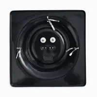 Набор 2 предмета: серьги, колье со стразами &laquo;Лёд&raquo;. d=13.5 см, белый в серебре