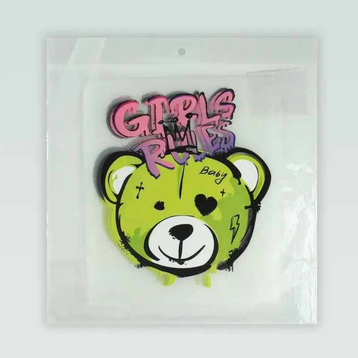 Термонаклейка «Девочки рулят», 15×17.6 см Термонаклейка «Девочки рулят», 15×17.6 см