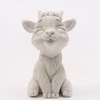 Фигурка декоративная &laquo;Козленок Милаш&raquo;, неокрашенная, 7&times;4&times;5 см, белая