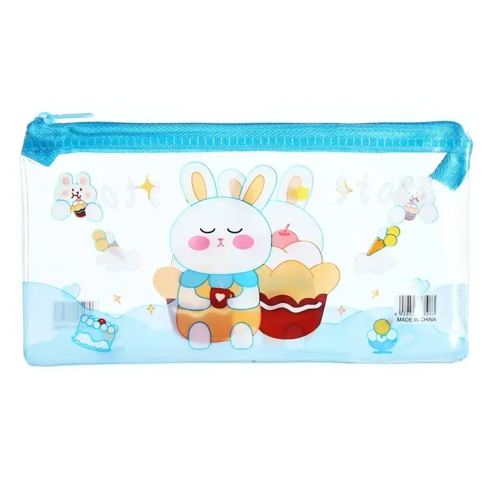 Пенал на молнии Пенал на молнии "Зверушки", МИКС