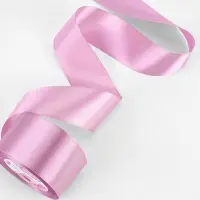 Лента атласная, 50 мм, 23&plusmn;1 м, светло-сиреневая №45