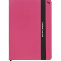Ежедневник недатированный А5 Monochrome. Anemone, 136 листов, 7БЦ, розовый, soft touch, с резинкой